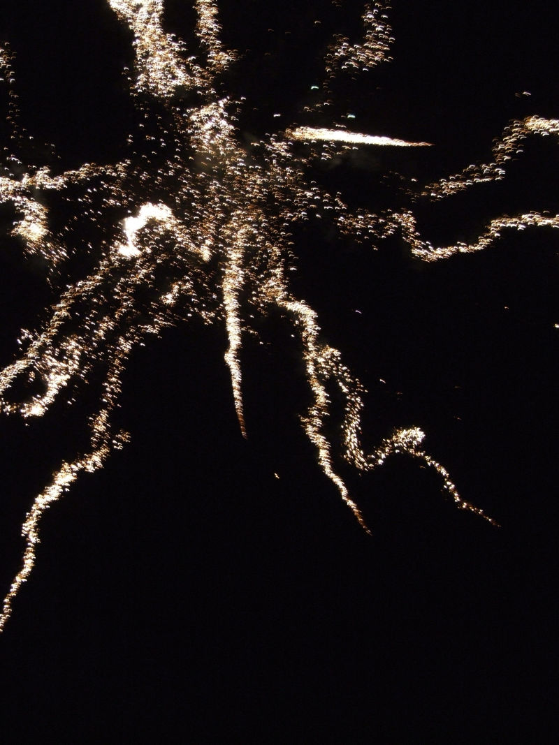 Fireworks light up the Ketti sky