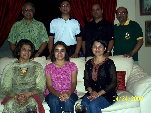 Standing L to R- Mathew Ittycheria, Vikram Shankar, Titus Mathew and Thomas Abraham, Sitting - Leela Ittycheria, Rupa Vikram & Shirley Titus