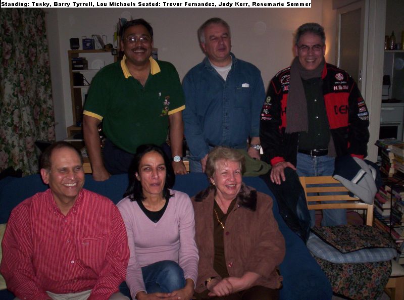 OG get together in Melbourne - June 2006 - Tusky, Judy Kerr, Barry Tyrrell, Llew Michaels, Rosemarie Sommer, Trevor Fernandez