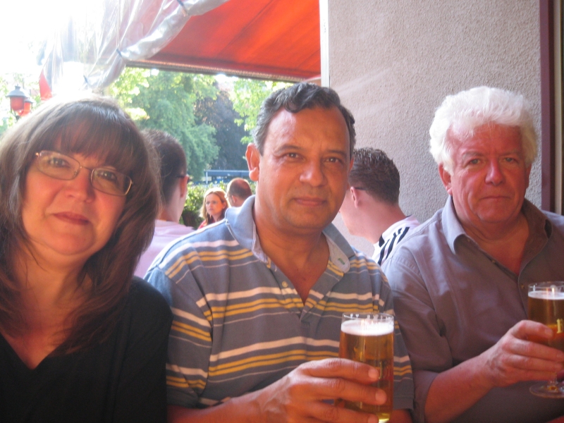 Peter and Gisela Sommer in Berlin with John Castellas who was visiting from Perth Australia - June 2007