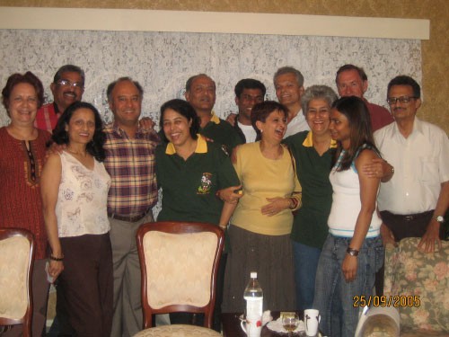 Front Row:  
Gloria (Taylor) Vaz, Pam Grantvest (spouse of Brendan), Noel French, Jenny (Ricketts) Lazaro, Sharon (Walsh) Newell, Juene, Hethal Patel, Max French
 
Back Row:
Tony Vaz (spouse of Gloria), Brendan Grantvest, Alastair Daniels, Joe & Gary Newell (spouse of Sharon)